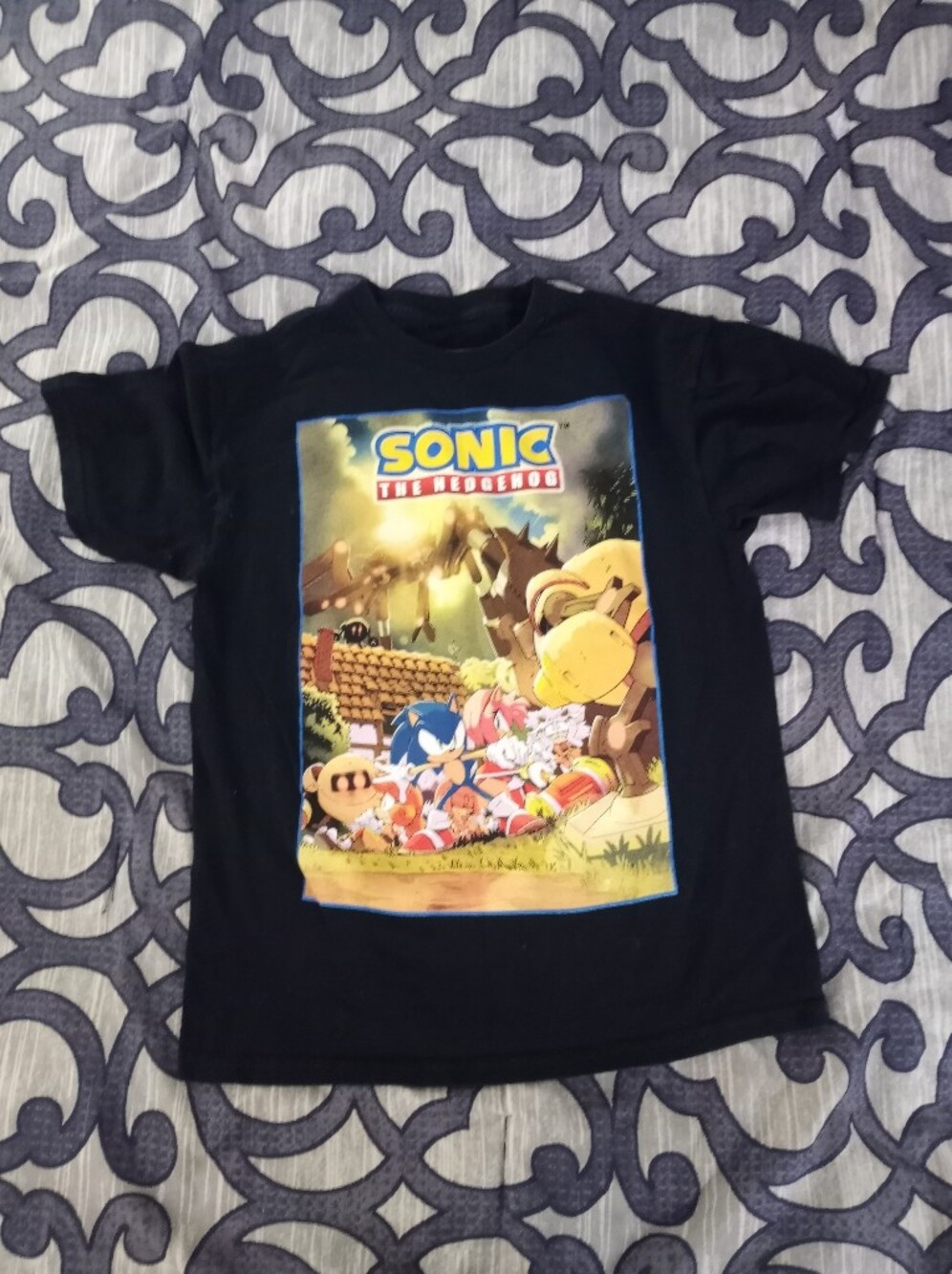 👠SONIC THE HEDGEHOG Mens Tshirt👠
